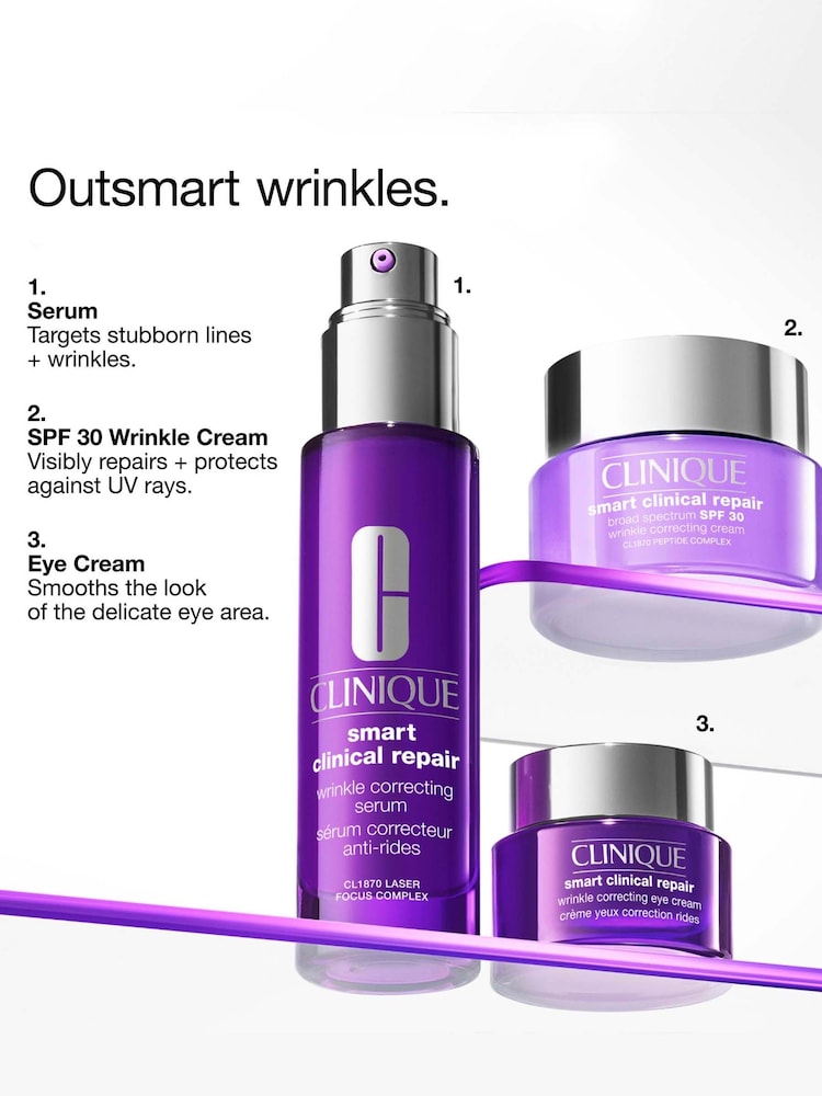 Clinique Smart Clinical Repair SPF 30 Wrinkle Correcting Cream 50ml - Image 2 of 5