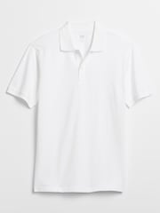 Balts - Gap Stretch Pique Polo Shirt - Attēls 2 no 2