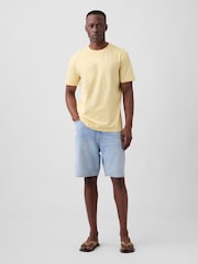 Gap Yellow Everyday Soft Crew Neck T-Shirt - Image 3 of 5