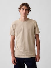 Gap Beige Classic Short Sleeve T-Shirt - Image 1 of 4