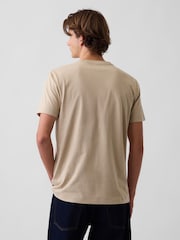 Gap Beige Classic Short Sleeve T-Shirt - Image 2 of 4