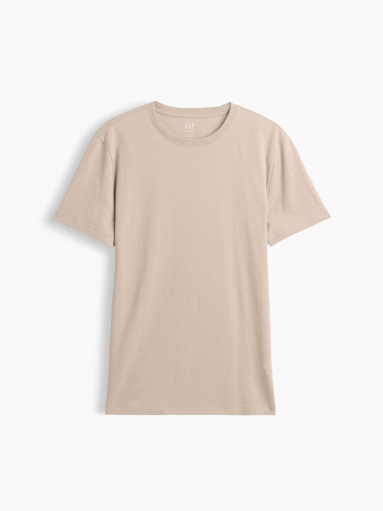 beige - T-shirt Manche courte classique Gap - Image 5 de 5