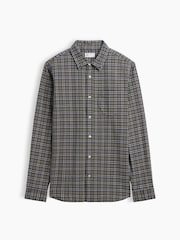 Gap Green/Blue Check Oxford Shirt in Standard Fit - Image 5 of 5