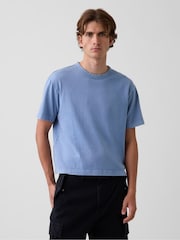 Albastru - Tricou Gap Heavyweight Boxy - Imaginea 1 din 5