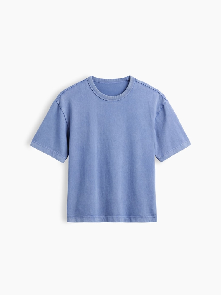 Albastru - Tricou Gap Heavyweight Boxy - Imaginea 5 din 5