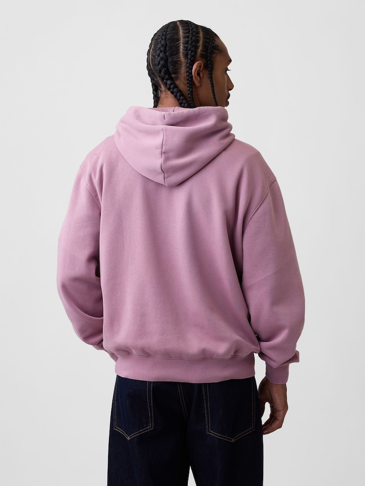 Gap Pink VintageSoft Arch Logo Hoodie - Image 2 of 4