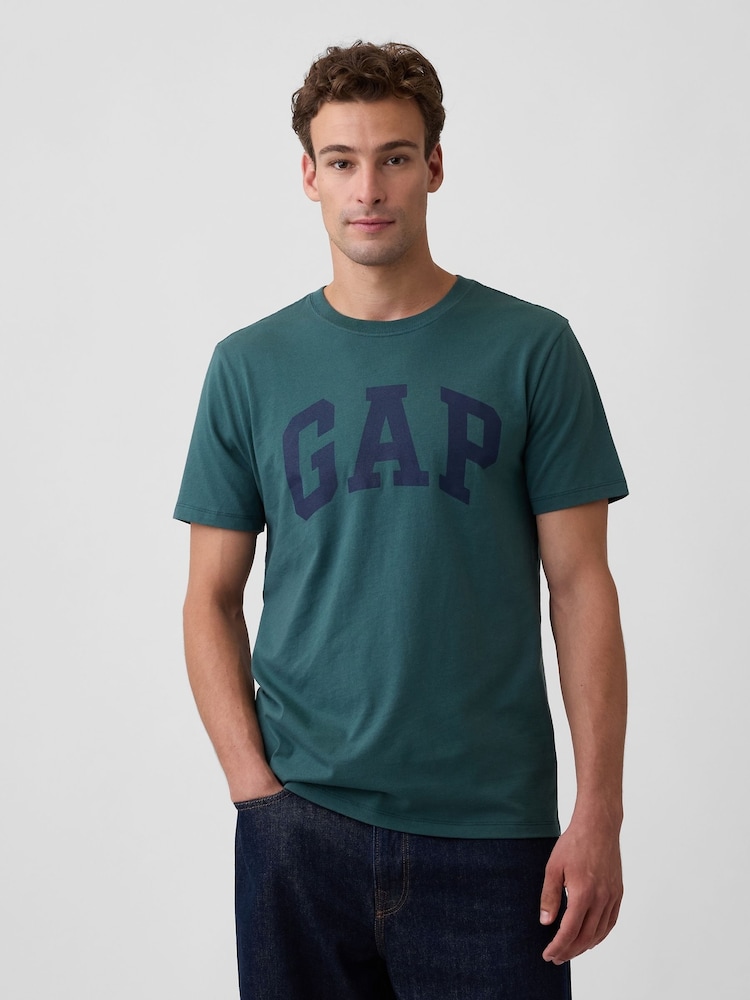Gap Dark Teal Everyday Soft Logo T-Shirt - Image 1 of 5
