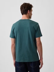 Gap Dark Teal Everyday Soft Logo T-Shirt - Image 2 of 5