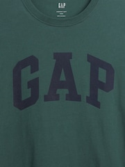Gap Dark Teal Everyday Soft Logo T-Shirt - Image 4 of 5