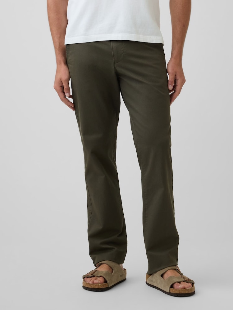 Gap Green Modern Straight Chinos - Image 1 of 5 Gap Green Modern Straight Chinos - Image 1 of 5