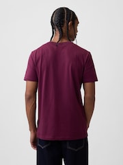 Gap Burgundy Red Classic Short Sleeve T-Shirt - Image 2 of 4