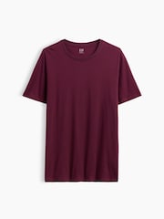 Rouge bordeaux - T-shirt Manche courte classique Gap - Image 5 de 5