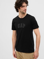 Schwarz - Gap T-Shirt mit Logo - Bild 1 von 2