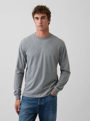 Pilka - Gap Long Sleeve T-Shirt - 1 paveikslėlis iš 4