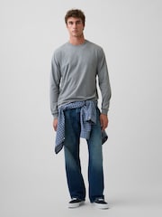 Pilka - Gap Long Sleeve T-Shirt - 3 paveikslėlis iš 4