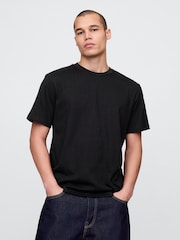 Svart - Gap Heavyweight Avslappnad Kort ärm T-shirt - Bild 1 av 4
