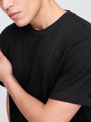Svart - Gap Heavyweight Avslappnad Kort ärm T-shirt - Bild 4 av 4