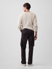 Gap Dark Brown Essential Straight Cargo Trousers - Image 2 of 6