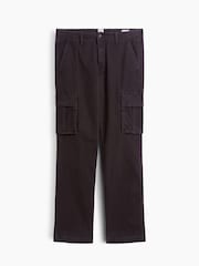 Gap Dark Brown Essential Straight Cargo Trousers - Image 6 of 6