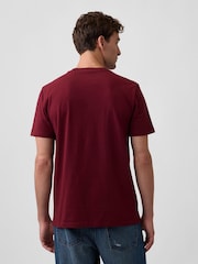 Gap Brown Everyday Soft Gap Mini Logo T-Shirt - Image 2 of 4