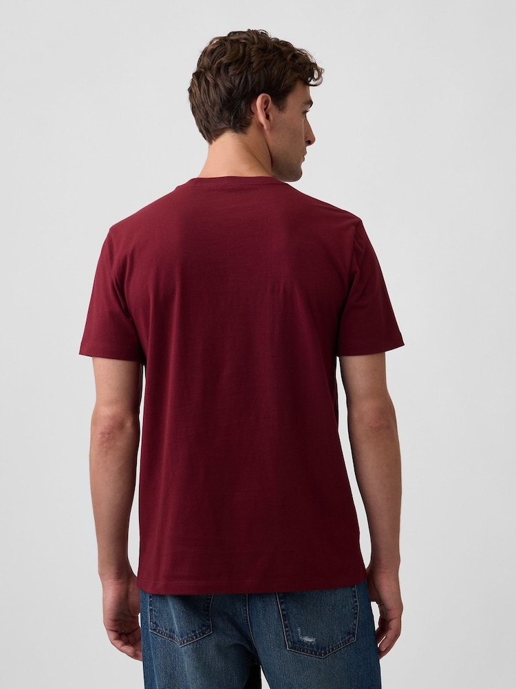 Gap Brown Everyday Soft Gap Mini Logo T-Shirt - Image 2 of 4