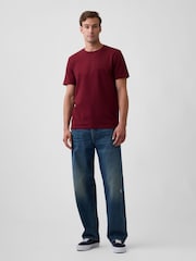 Gap Brown Everyday Soft Gap Mini Logo T-Shirt - Image 3 of 4