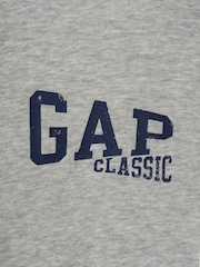 Gap Grey Relaxed Full-Zip Hoodie - Image 3 of 4