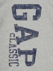 Gap Grey Relaxed Full-Zip Hoodie - Image 4 of 4
