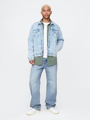 Gap Light Wash 90s Loose Jeans - Image 1 of 7