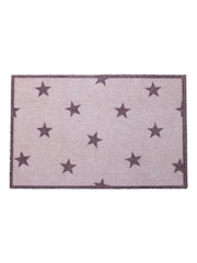 Felpudo de interior lavable con diseño de estrellas de Artsy Mats - Imagen 3 de 4