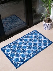 Felpudo lavable de interior con diseño de mosaico de Artsy Mats - Imagen 1 de 4