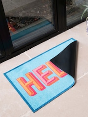 Felpudo lavable para interiores Hello de Artsy Mats - Imagen 2 de 4