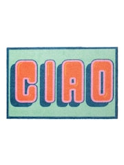 Artsy Mats Green Ciao Indoor Washable Doormat - Image 3 of 4