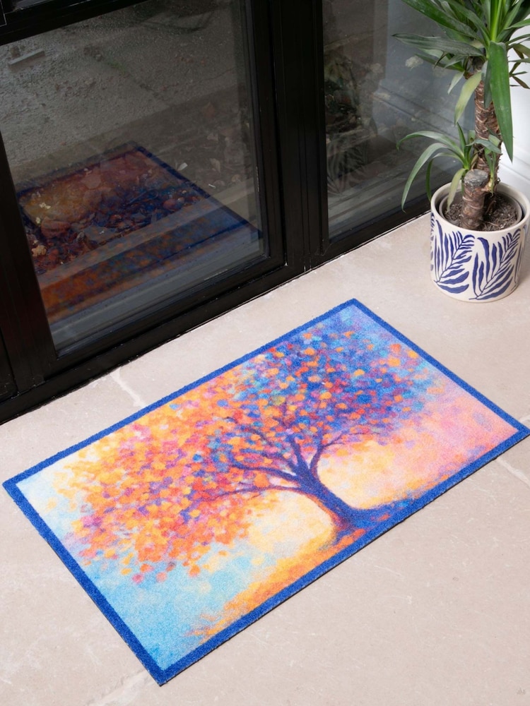 Felpudo lavable para interiores Árbol de la Vida de Artsy Mats - Imagen 1 de 4