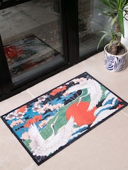 Felpudo lavable para interiores Japanese Crane de Artsy Mats - Imagen 1 de 4
