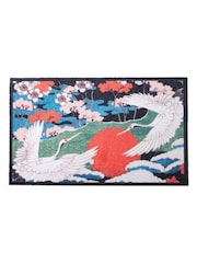 Felpudo lavable para interiores Japanese Crane de Artsy Mats - Imagen 3 de 4