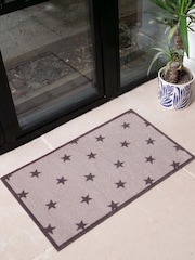 Felpudo de interior lavable con diseño de estrellas de Artsy Mats - Imagen 1 de 4