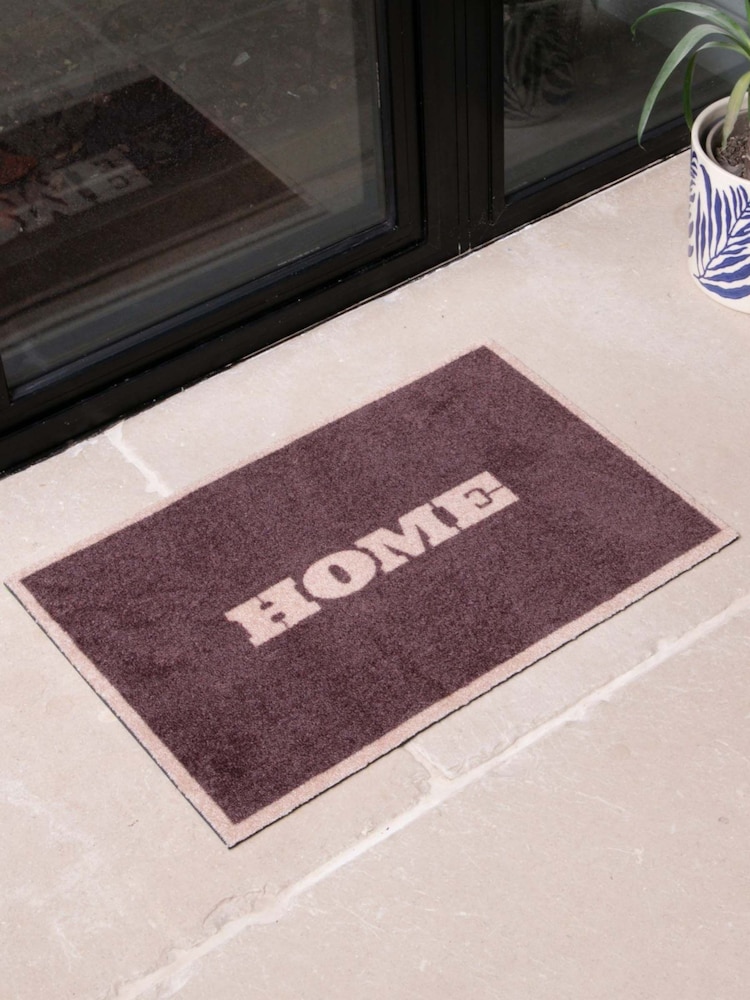 Artsy Mats Brown Home Indoor Washable Doormat - Image 1 of 4
