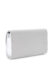 Silber - Carvela Chrome Große Gala Clutch 2 Tasche - Bild 2 von 5