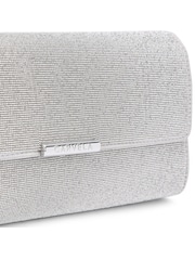 Silber - Carvela Chrome Große Gala Clutch 2 Tasche - Bild 4 von 5