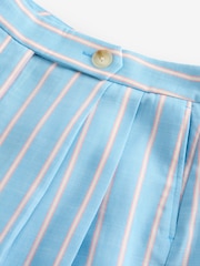 Blue/Pink Bright Stripe Wide Leg Trousers - Image 7 of 8