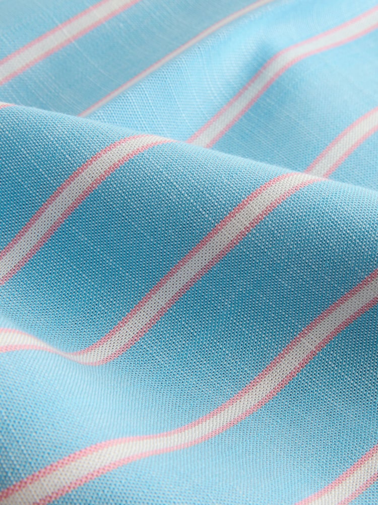 Blue/Pink Bright Stripe Wide Leg Trousers - Image 8 of 8