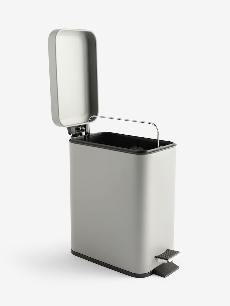 Light Grey Soft Close Pedal 5 Litre Bin - Image 2 of 2