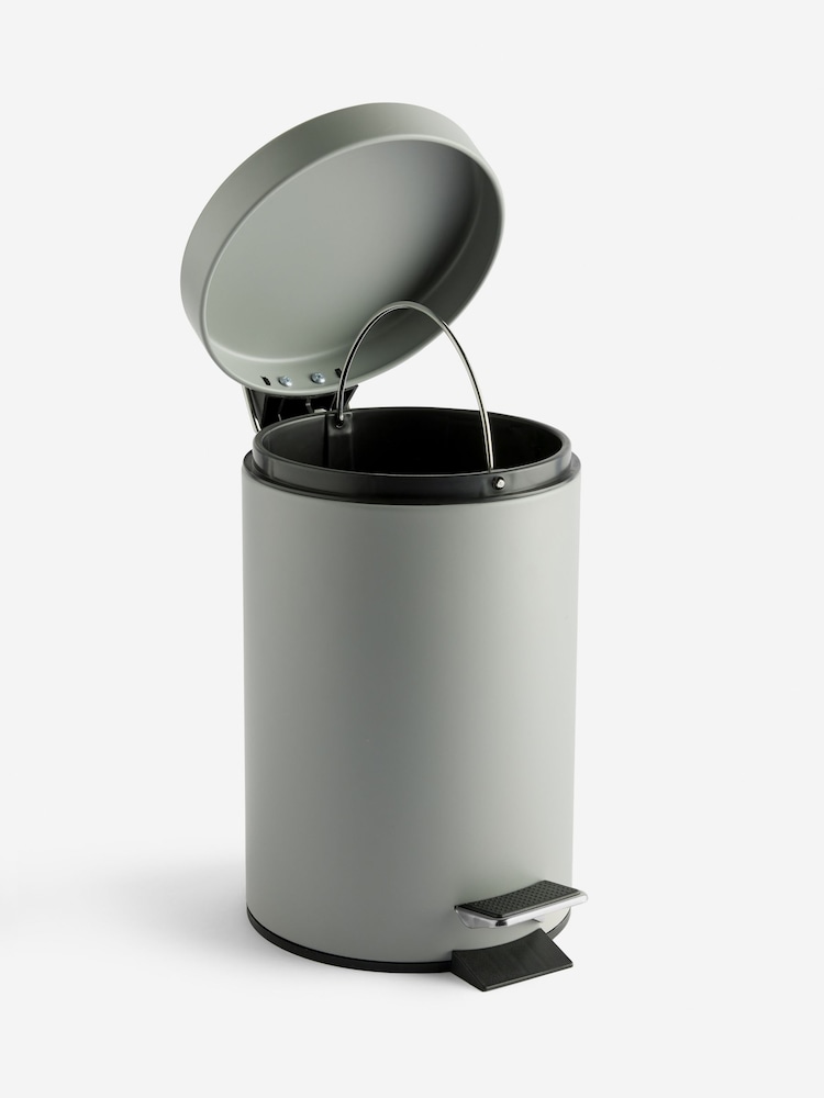 Light Grey Soft Close Pedal 3 Litre Bin - Image 3 of 3