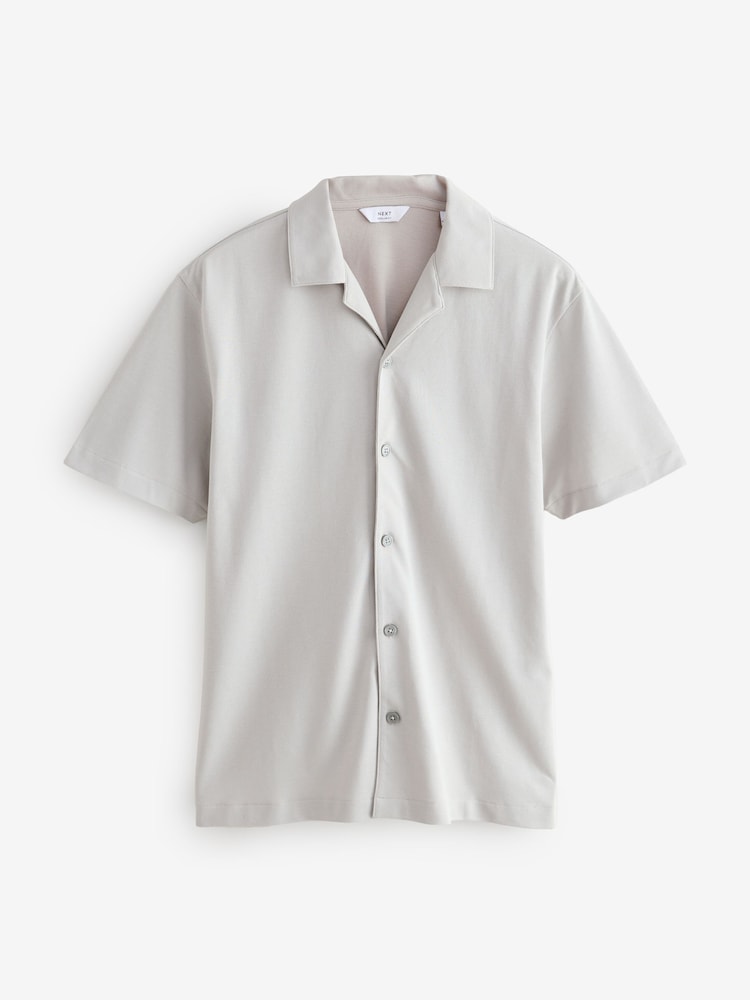 Marine/Gey/Blanc - Lot 3 chemises manches courtes en piqué - Image 11 of 12