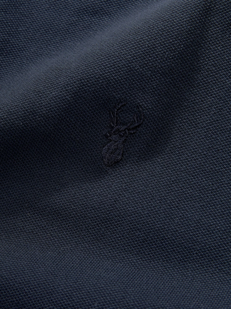 Blanc/Bleu - Lot de polos en piqué 3 manches courtes - Image 13 of 14