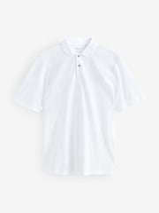 Valkoinen/Sininen - Lyhyt hiha Pique Pikeepaidat 3 Pack - Kuva 9 / 14