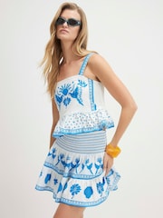 River Island White Placement Print Cami Top - Image 3 of 4