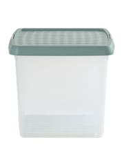 Wham 5 Pack Green Milieu 14L Square Plastic Clip Box and Lid - Image 3 of 5