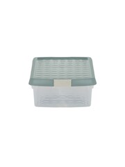 Wham Green Milieu 7L Rectangular Plastic Clip Box and Lid Box and Lid - Image 2 of 5